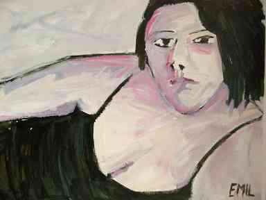 portret mollige vrouw